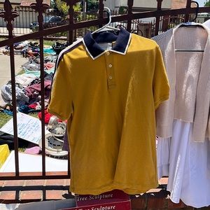 Mens Mustard Gucci Shirt